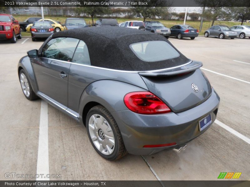 Platinum Gray Metallic / Titan Black 2013 Volkswagen Beetle 2.5L Convertible