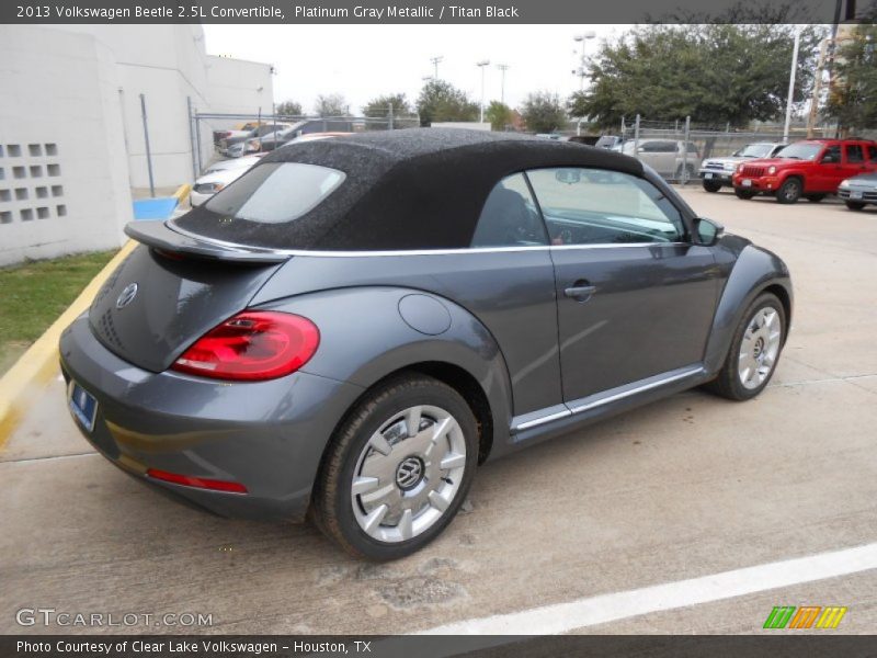 Platinum Gray Metallic / Titan Black 2013 Volkswagen Beetle 2.5L Convertible