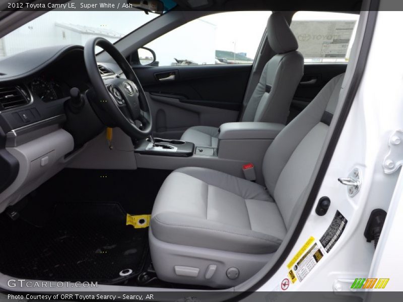 Super White / Ash 2012 Toyota Camry LE