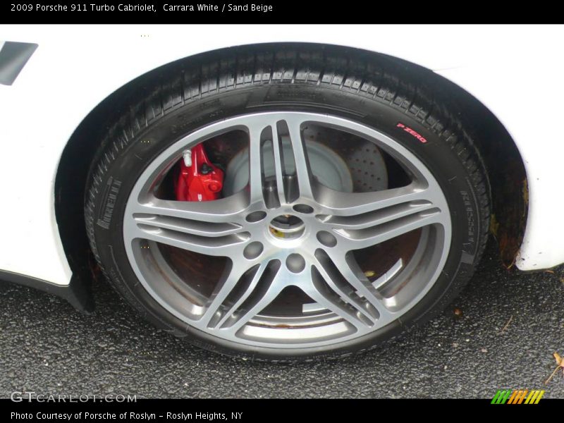 Carrara White / Sand Beige 2009 Porsche 911 Turbo Cabriolet