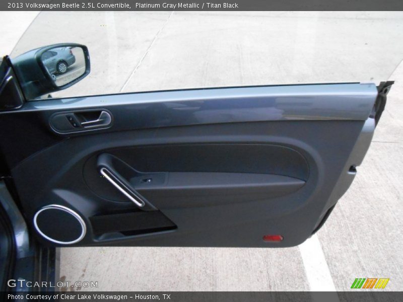 Platinum Gray Metallic / Titan Black 2013 Volkswagen Beetle 2.5L Convertible
