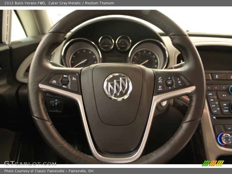 Cyber Gray Metallic / Medium Titanium 2013 Buick Verano FWD