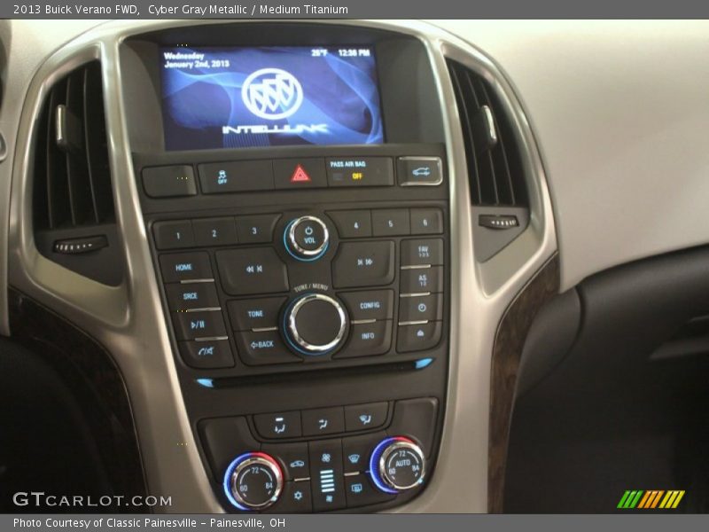 Cyber Gray Metallic / Medium Titanium 2013 Buick Verano FWD