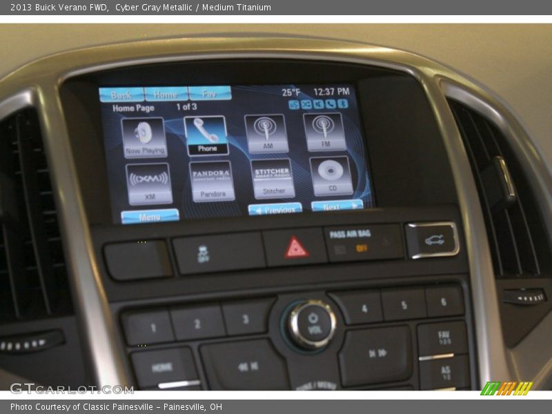 Cyber Gray Metallic / Medium Titanium 2013 Buick Verano FWD