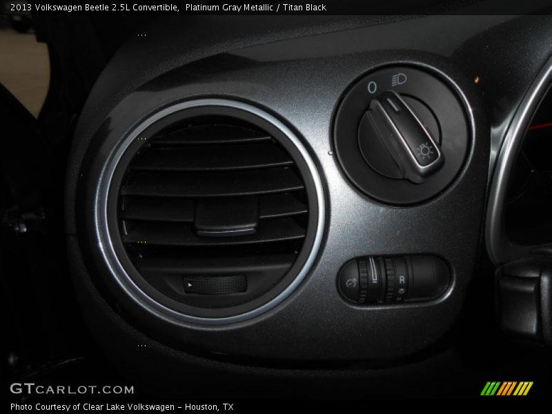 Platinum Gray Metallic / Titan Black 2013 Volkswagen Beetle 2.5L Convertible