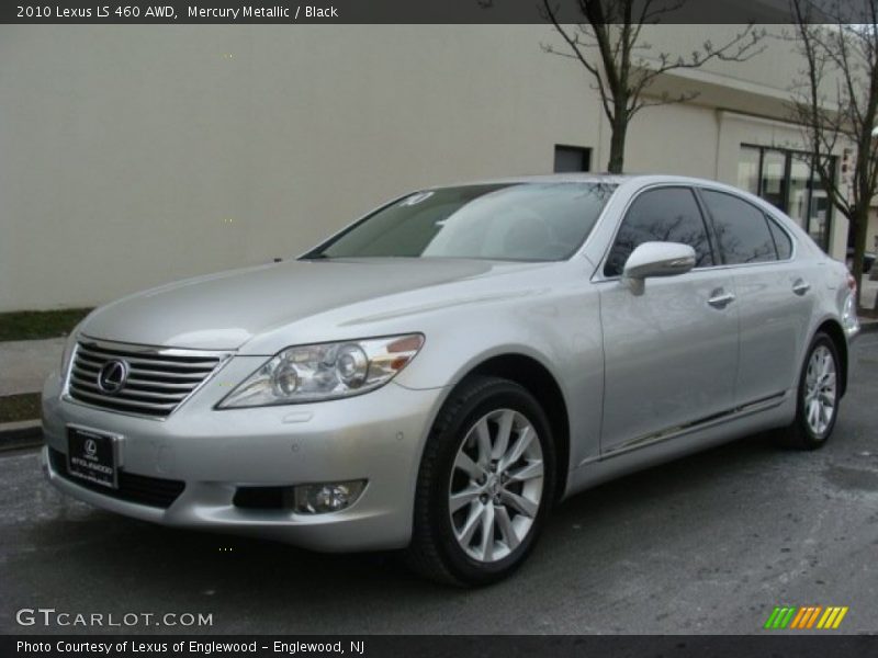 Mercury Metallic / Black 2010 Lexus LS 460 AWD