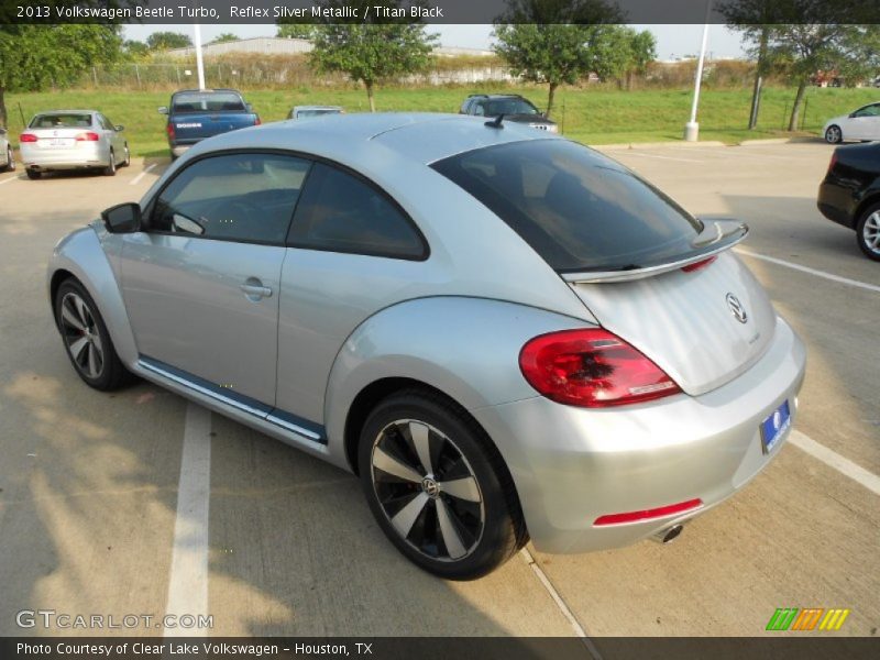 Reflex Silver Metallic / Titan Black 2013 Volkswagen Beetle Turbo