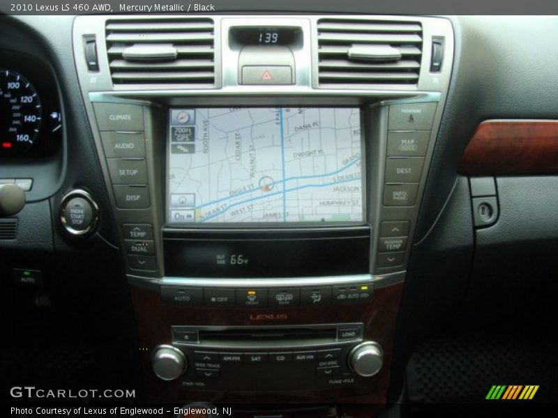 Mercury Metallic / Black 2010 Lexus LS 460 AWD