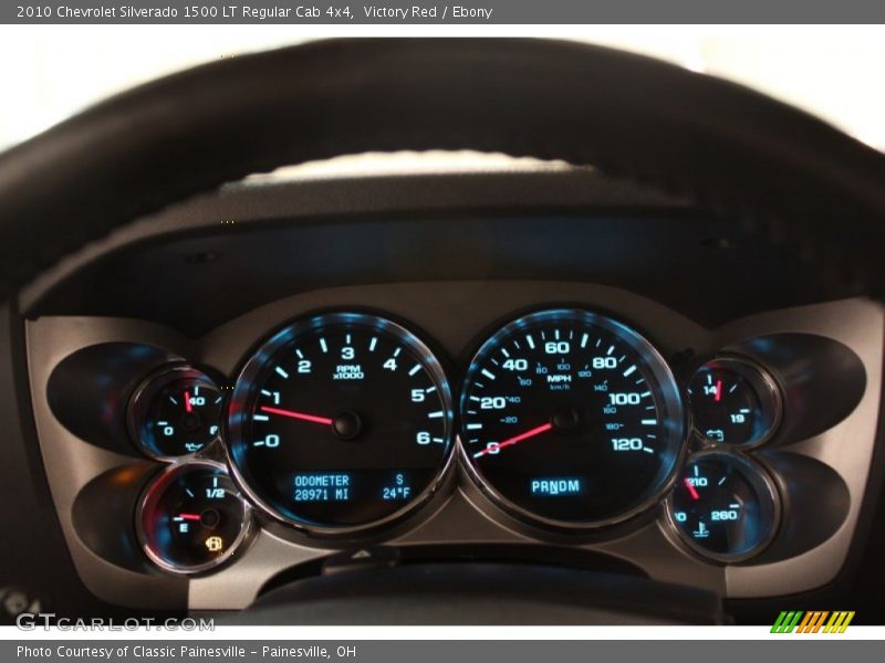 Victory Red / Ebony 2010 Chevrolet Silverado 1500 LT Regular Cab 4x4