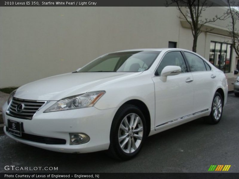 Starfire White Pearl / Light Gray 2010 Lexus ES 350
