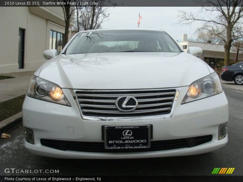 Starfire White Pearl / Light Gray 2010 Lexus ES 350
