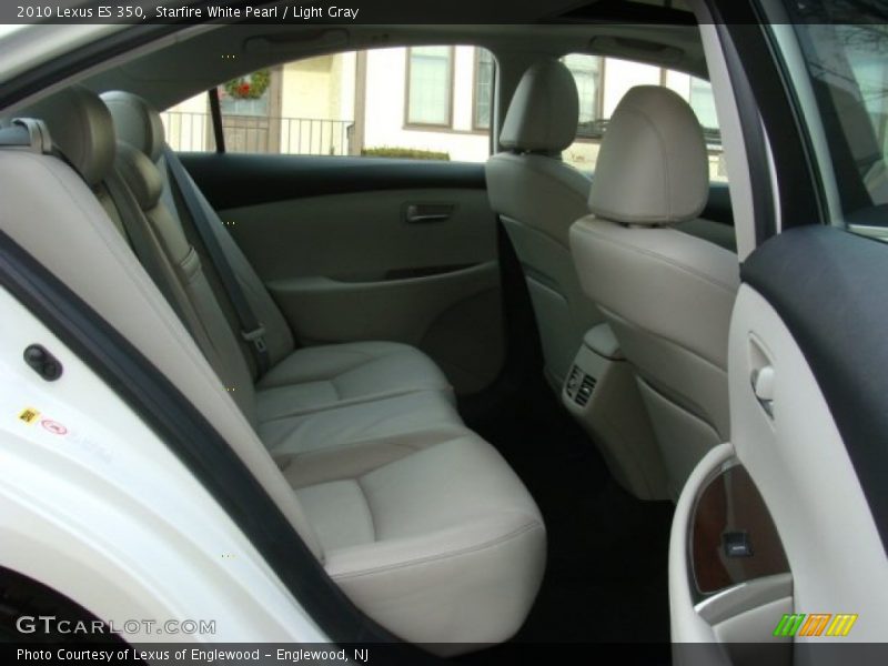 Starfire White Pearl / Light Gray 2010 Lexus ES 350