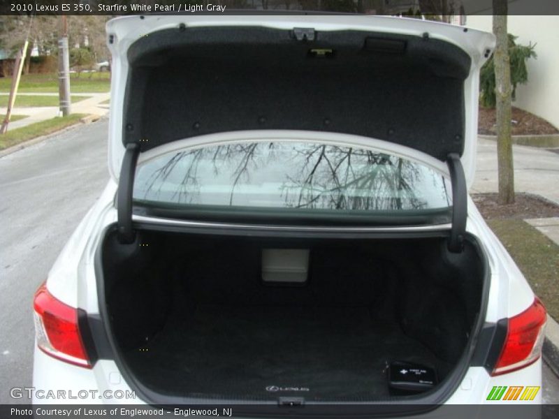 Starfire White Pearl / Light Gray 2010 Lexus ES 350