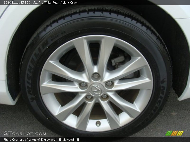 Starfire White Pearl / Light Gray 2010 Lexus ES 350