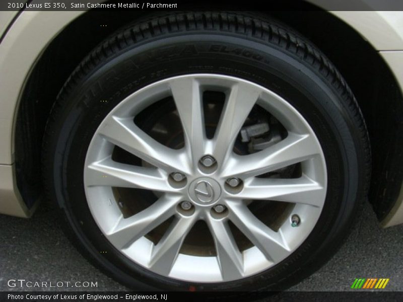 Satin Cashmere Metallic / Parchment 2010 Lexus ES 350