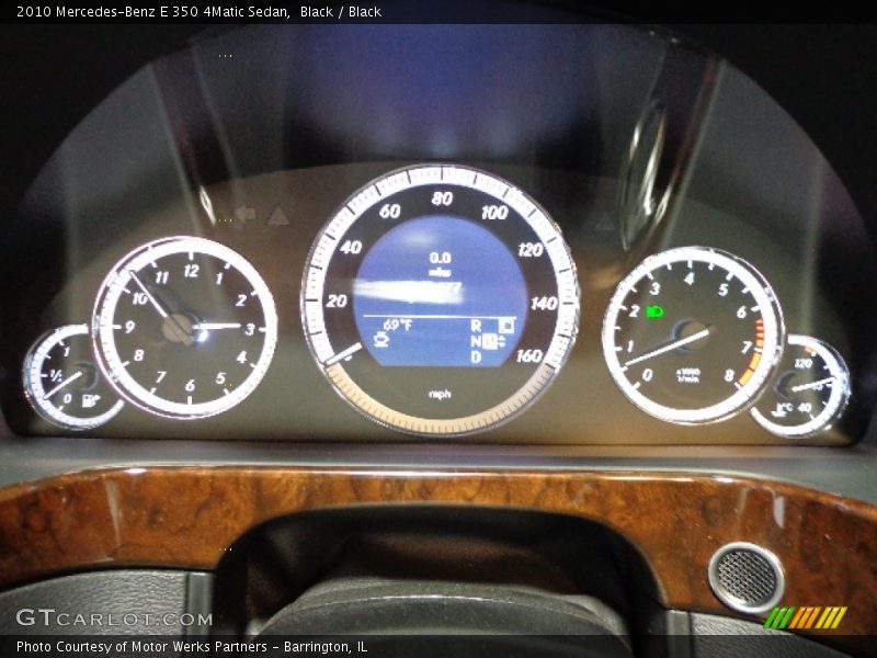 Black / Black 2010 Mercedes-Benz E 350 4Matic Sedan