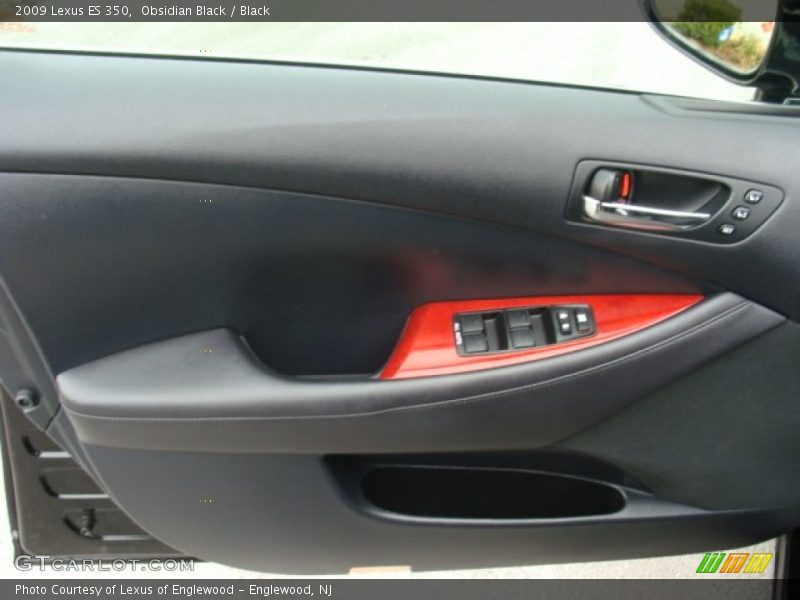 Obsidian Black / Black 2009 Lexus ES 350