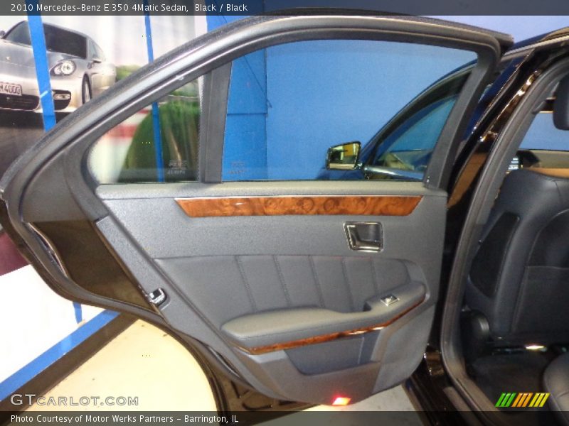 Black / Black 2010 Mercedes-Benz E 350 4Matic Sedan