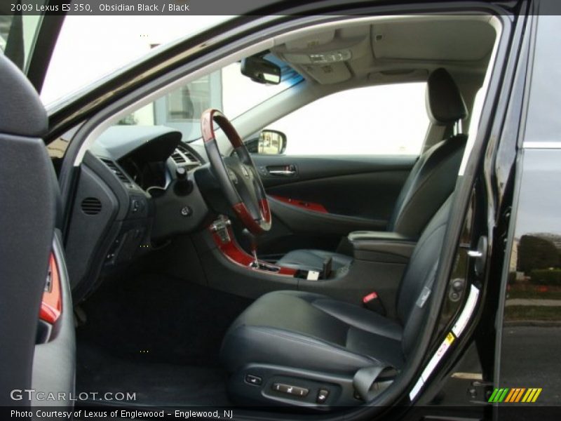 Obsidian Black / Black 2009 Lexus ES 350