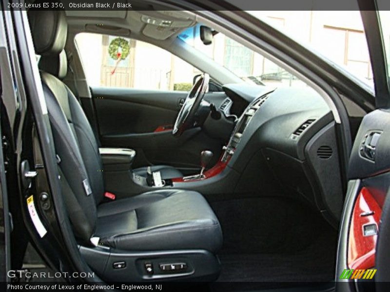 Obsidian Black / Black 2009 Lexus ES 350