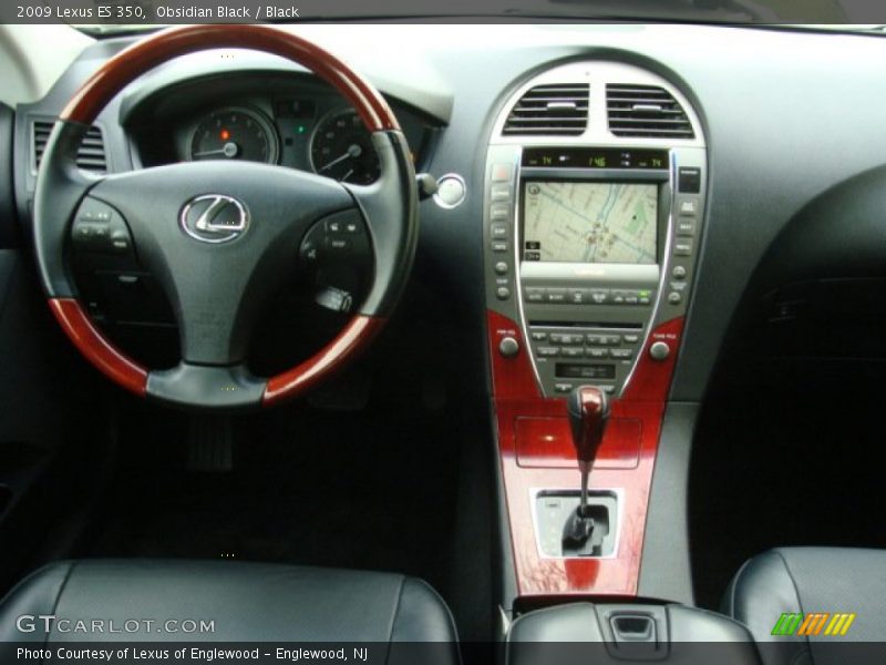 Obsidian Black / Black 2009 Lexus ES 350
