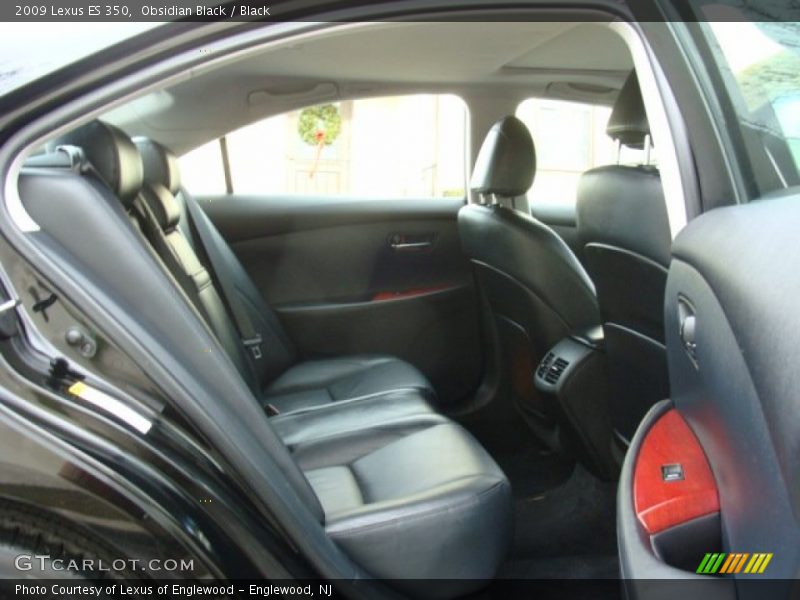 Obsidian Black / Black 2009 Lexus ES 350