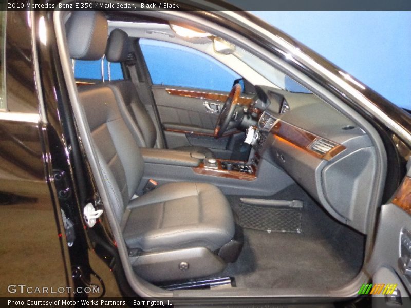 Black / Black 2010 Mercedes-Benz E 350 4Matic Sedan