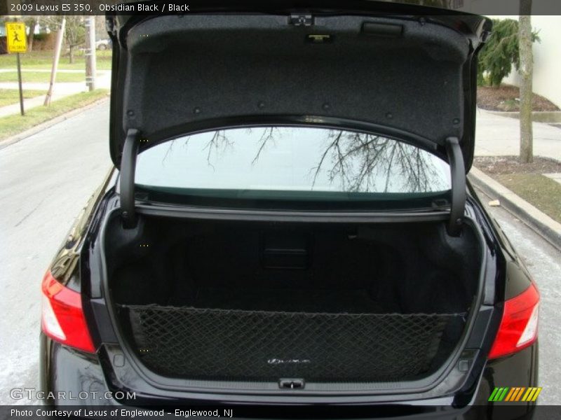Obsidian Black / Black 2009 Lexus ES 350