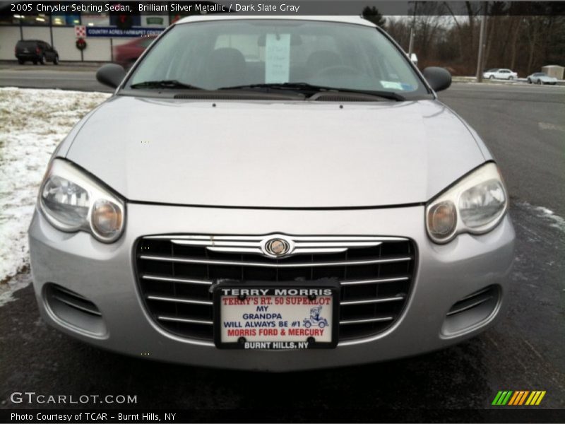 Brilliant Silver Metallic / Dark Slate Gray 2005 Chrysler Sebring Sedan