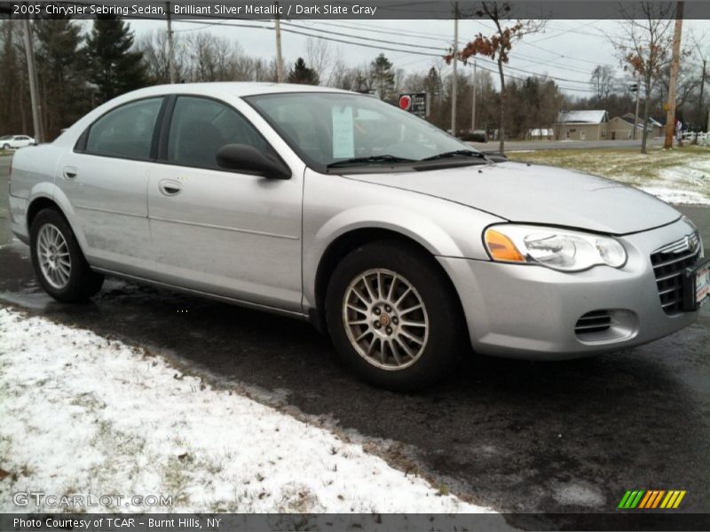 Brilliant Silver Metallic / Dark Slate Gray 2005 Chrysler Sebring Sedan