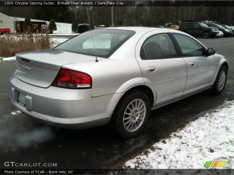 Brilliant Silver Metallic / Dark Slate Gray 2005 Chrysler Sebring Sedan