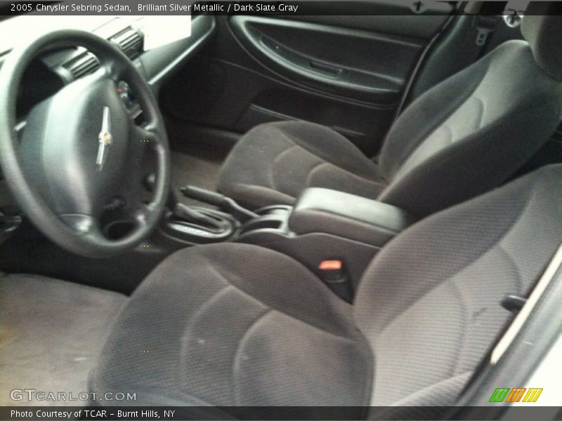 Brilliant Silver Metallic / Dark Slate Gray 2005 Chrysler Sebring Sedan