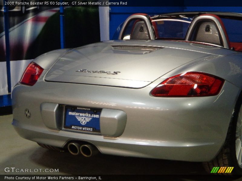 GT Silver Metallic / Carrera Red 2008 Porsche Boxster RS 60 Spyder