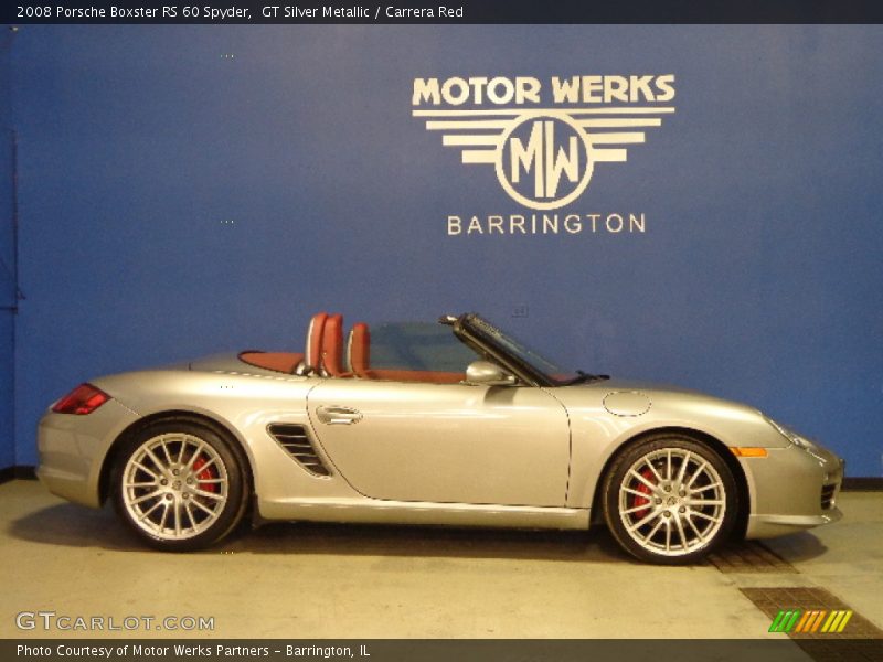 GT Silver Metallic / Carrera Red 2008 Porsche Boxster RS 60 Spyder