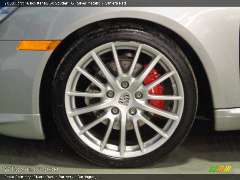 GT Silver Metallic / Carrera Red 2008 Porsche Boxster RS 60 Spyder