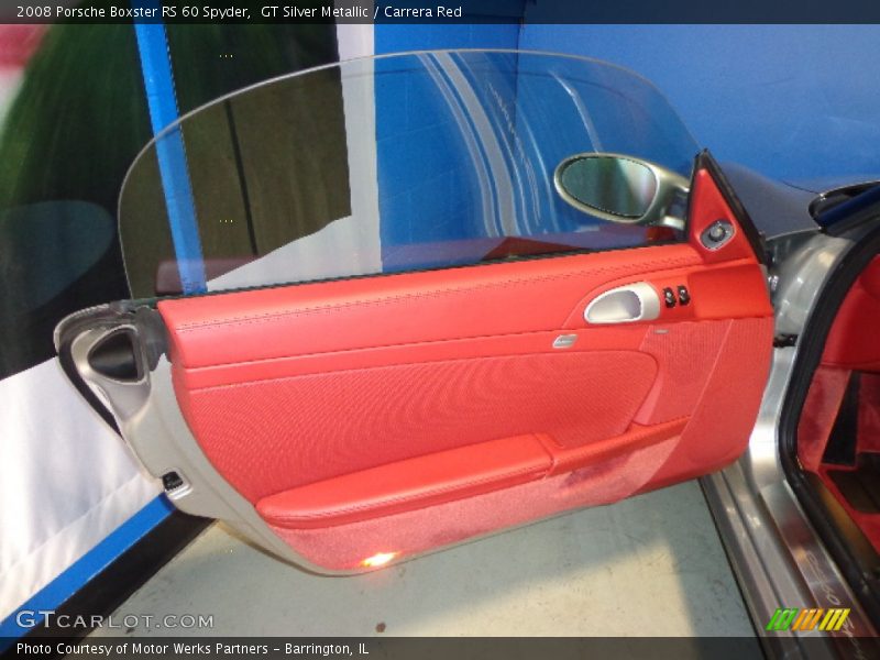 GT Silver Metallic / Carrera Red 2008 Porsche Boxster RS 60 Spyder