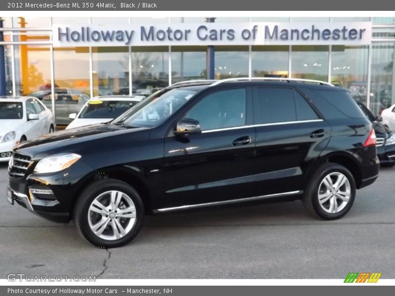 Black / Black 2012 Mercedes-Benz ML 350 4Matic