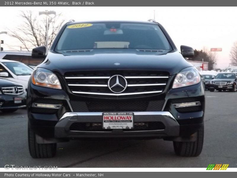 Black / Black 2012 Mercedes-Benz ML 350 4Matic
