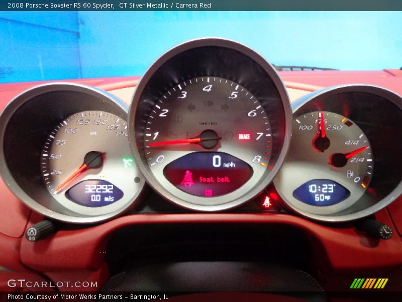  2008 Boxster RS 60 Spyder RS 60 Spyder Gauges