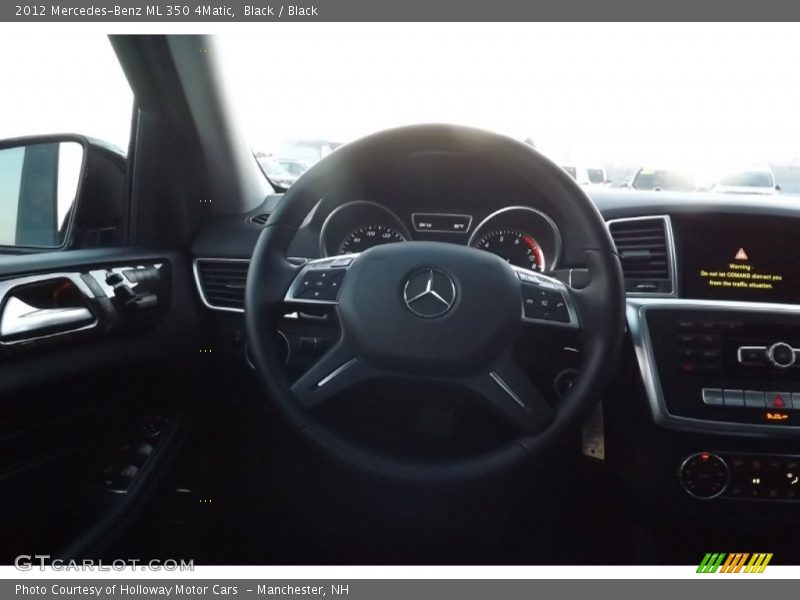 Black / Black 2012 Mercedes-Benz ML 350 4Matic