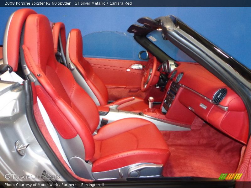 Front Seat of 2008 Boxster RS 60 Spyder