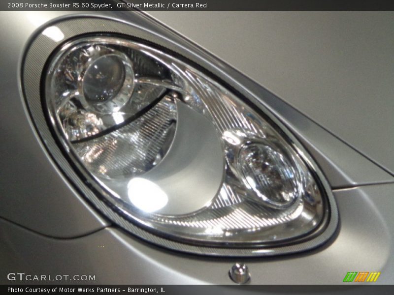 GT Silver Metallic / Carrera Red 2008 Porsche Boxster RS 60 Spyder