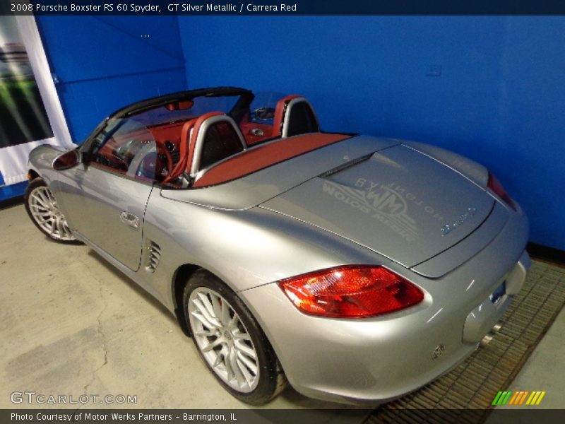 GT Silver Metallic / Carrera Red 2008 Porsche Boxster RS 60 Spyder