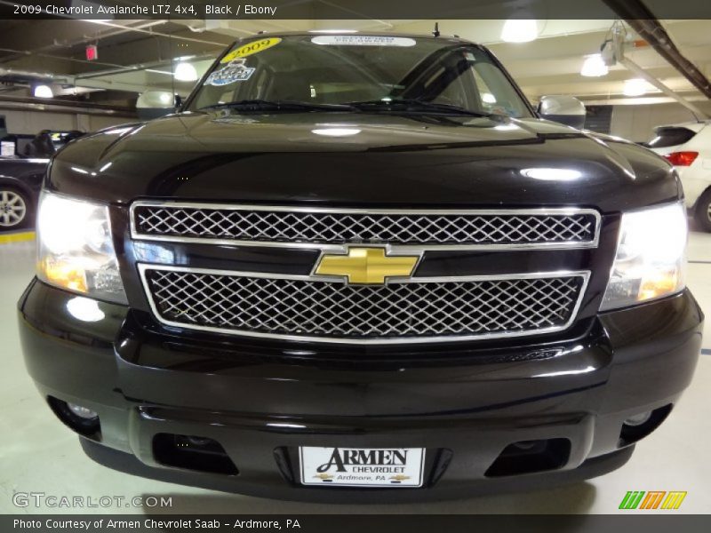 Black / Ebony 2009 Chevrolet Avalanche LTZ 4x4