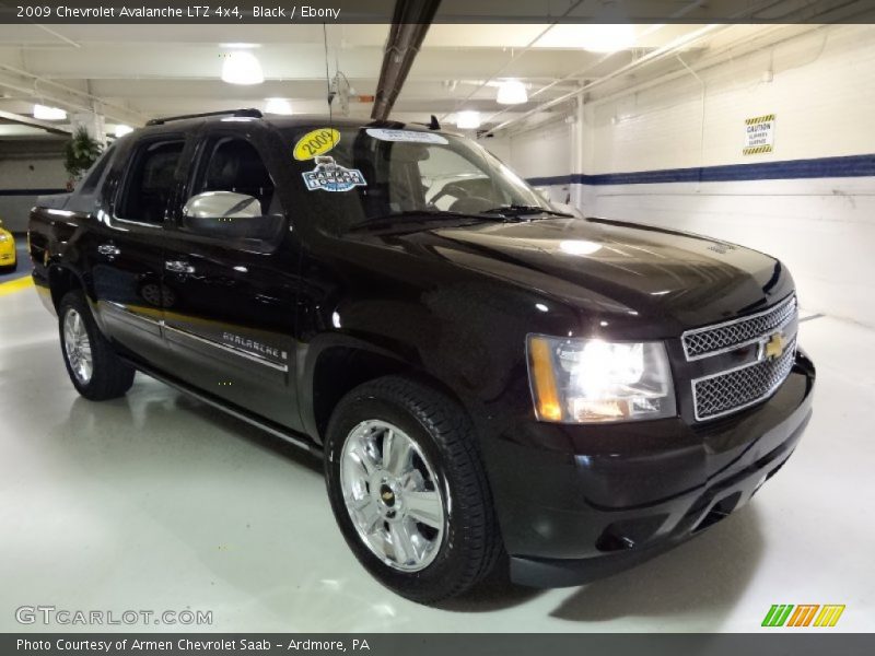 Black / Ebony 2009 Chevrolet Avalanche LTZ 4x4