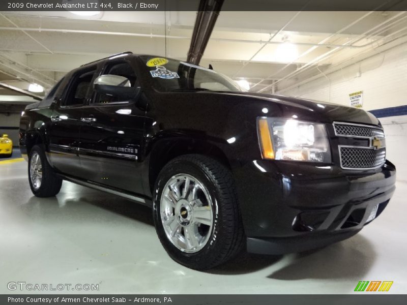 Black / Ebony 2009 Chevrolet Avalanche LTZ 4x4
