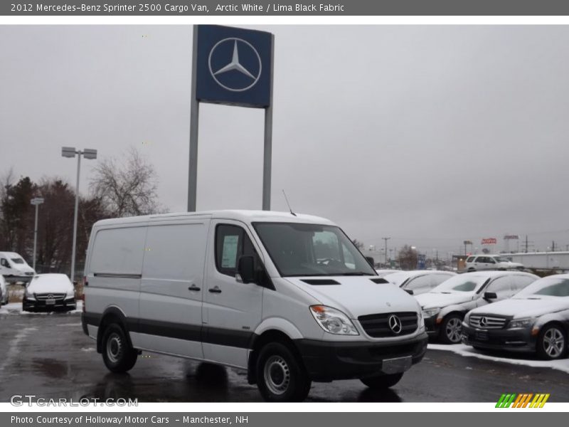 Arctic White / Lima Black Fabric 2012 Mercedes-Benz Sprinter 2500 Cargo Van