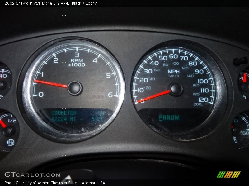 Black / Ebony 2009 Chevrolet Avalanche LTZ 4x4