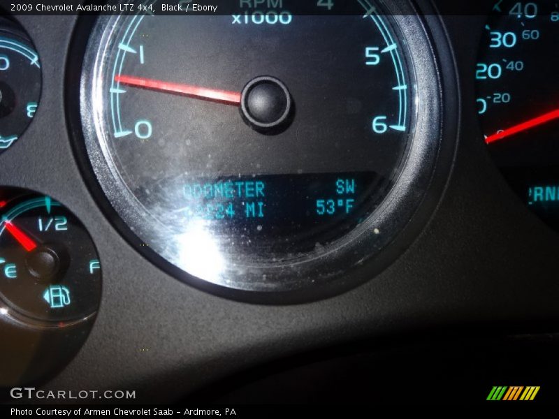Black / Ebony 2009 Chevrolet Avalanche LTZ 4x4