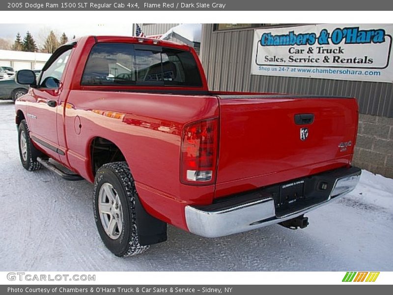 Flame Red / Dark Slate Gray 2005 Dodge Ram 1500 SLT Regular Cab 4x4